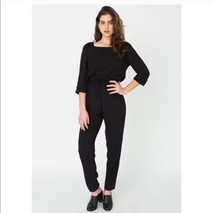 American Apparel rayon challis jumpsuit